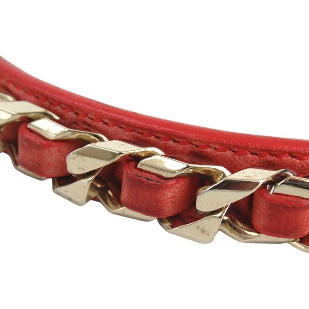 600157AR (S1) Givenchy Bracelet Red Leather - Picture 5 of 13